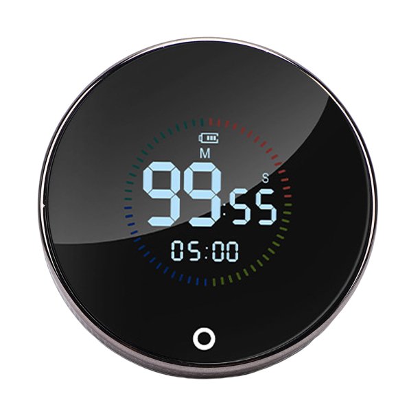 Temporizador De Cocina Magnético Recargable Por USB, Pantalla Grande, Cuenta Atrás Digital, Temporizador Giratorio Para Cocinar, Hornear, Estudiar