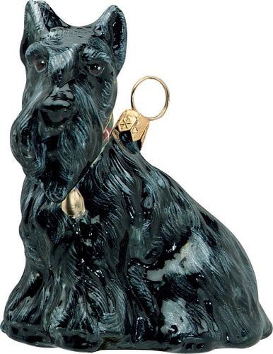 SCOTTIE SCOTTISH TERRIER ANGEL DOG CHRISTMAS ORNAMENT HOLIDAY Figurine Statue 
