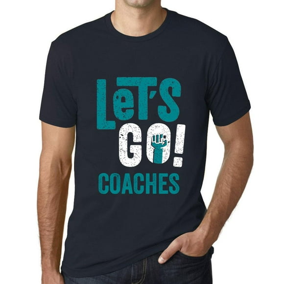 Men's Graphic T-Shirt Let's Go Coaches Eco-Friendly Limited Edition Short Sleeve Tee-Shirt Vintage Birthday Gift Novelty