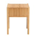 thumbnail image 4 of Mesa auxiliar Baxton Studio Naresh de madera de bambú marrón natural, 4 of 9
