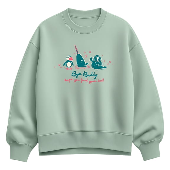 Elf - Bye, Buddy - Women's Oversized Fleece Crew Sweatshirt