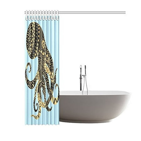 Bosdeco Sea Monster Nautical Octpus Steampunk Polyester Fabric Shower Curtain Bathroom Sets Home Decor 60x72 Inches Walmart Canada
