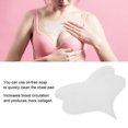 thumbnail image 4 of Chest Pad, Reusable Chest Sticker, Light Weight Safe Silicone Salon For Wrinkles Home Fine Lines Butterflies Shape,Peach Shape,Skin Color T Shape, 4 of 8