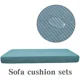 thumbnail image 4 of Funda de cojín elástica para sofá, protector de muebles, forro polar, licra, lavable, reversible, extraíble, funda para sofá, 4 of 5