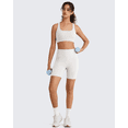 thumbnail image 5 of G4Free BareFeel Square Neck Sports Bra Padded for Women - Strappy Y Back Crop Tank Tops Workout Camisole, 5 of 7