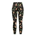 thumbnail image 5 of Renewold Gingerbread Man Tree Candy Cane Yoga Pants with Pockets for Women Full Length Lounge Leggings High Waist Tummy Control Running Pants Activewear Stylish Womens Leggings, XS, 5 of 8