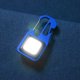 thumbnail image 1 of Luz De Llavero Luz De Llavero Lámpara Luces portátiles para acampar 4 Gear COB Llavero Luz IPX4 a prueba de agua (Azul), 1 of 9