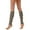 Grey, variant on HNMKIU 80s 90s Retro Neon Ribbed Leg Warmers For Women Stylish Knitted Wool Sock Sleeves Fashion Accessories Red,One Size
