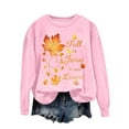 thumbnail image 2 of Uootdi Thanksgiving Long Sleeve Sweatshirts for Women Fall For Jesus He Never Leaves Sweatshirts Gift Women Cute Fall Autumn Ch ristian, 2 of 5