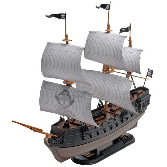 The Black Diamond Pirate Ship (85-1237) Easy-Click System 1:350 Scale Ship Plastic Model Kit