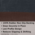 thumbnail image 4 of 31 in. Wide x Cut-to-Length – Non-Slip, All-Weather, Heavy-Duty Utility Runner Rug – Absorbent, Dirt-Trapping, Kid and Pet Safe for Entryways and High-Traffic Areas, Brown, 4 of 10