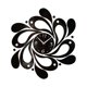 thumbnail image 3 of Reloj de pared silencioso, autoadhesivo, fácil de leer, decorativo para oficina negro, 3 of 9