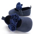 thumbnail image 4 of Yoyauz Baby Girl Mary Jane Shoes Anti Slip Rubber Sole Ballet Slippers Princess Dress Wedding Shoes Newborn Kids Shoes Toddler Shoes（0-12 Month）, 4 of 7