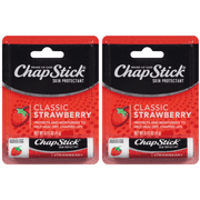 ChapStick Skin Protect & Moisturize Lip, Classic Strawberry, 0.15oz, Pack of 2