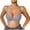Gray, variant on Women Everyday Bras Lace Trim Ruffle Supportive Balconette No Underwire Comfort Push Up Bras for Women