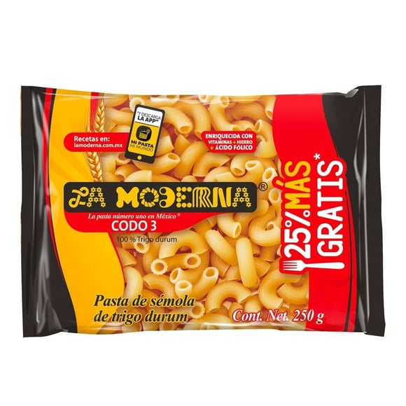 Sopa La Moderna codo No.3 250 g