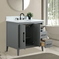 thumbnail image 3 of Vanity Art 36" Single Sink Bathroom Vanity Cabinet with Ceramic Countertop, 3 of 9