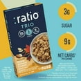 thumbnail image 3 of Ratio Trio Maple Almond Crunch Cereal, 10g Protein, Keto Friendly, 10.4 oz(pack of 4), 3 of 5