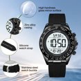 thumbnail image 6 of SKMEI Mens Digital Watch Waterproof Sports Military Watches Outdoor Chronograph Wrist Watches for Men with Dual Time/Alarm/LED Back Ligh, 6 of 9