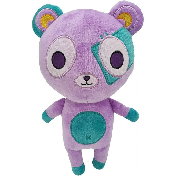 Ciky Funneh Teddy Bear Krew Plush Toy - Ultrasoft 10.5'' Rainbow Teddy Plushies Doll, Huggable Furry Rainbow Teddy Stuffed Animals Toys Collectible Doll Christmas Birthday Gift for Kids and Fans