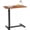 Brown, variant on Casabay Overbed Table with Hidden Casters, Mobile Height Adjustable Desk for Bedroom, Living Room & Studio, White