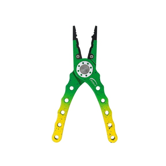 Danco Sports Fish Species 7" Aluminum Pliers, Mahi Green and Yellow