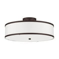 thumbnail image 4 of Livex Lighting - Park Ridge - 3 Light Semi-Flush Mount in New Traditional Style, 4 of 10