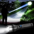 thumbnail image 1 of 1500LM Rechargeable Flashlight with USB-C Fast Charging, Digital Battery Display and Power Bank Function, Long-Range Telescopic Focus for Camping, Hiking and Car Repair, 1 of 9