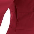 thumbnail image 7 of Brglopf Women's 1950s Vintage Dress V Neck Puff Long Sleeve Retro Cocktail Party A Line Swing Midi Dresses Red M, 7 of 7