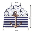 thumbnail image 2 of PKQWTM Nautical Marine Anchor Knots Yacht Square Nursing Cover Baby Breastfeeding Infant Feeding Cover Baby Car Seat Cover, 2 of 2