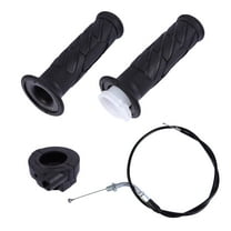 unbranded Throttle Handle Motorcycle Handlebar End Caps Lock Handles Black