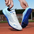 thumbnail image 4 of Women Track Spike Shoe for Men Professional Field and Track Shoes Breathable Running High Jump Racing Shoes, 4 of 8