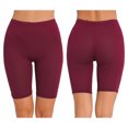thumbnail image 3 of Bragas elásticas para mujer, ropa de estar en casa, ropa de descanso para gimnasio, Fitness, pantalones cortos de Yoga y gimnasia de Color sólido, mallas cortas con cintura elástica, 3 of 5