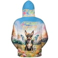 thumbnail image 2 of Welcome Spring Fairy Toy Fox Terrier in Flower Meadow All Over Print 3D Hoodie Unisex Merch Hoodies Dog Lover - 13002, 2 of 6