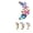 Colorful, variant on 12 Piece 3D Butterfly Wall Decal Set, PVC Butterfly Wall Stickers for Home and Room Decor, TIKA