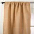thumbnail image 2 of SARO 0811.N4284 Burlap Jute Country Chic Curtain Panel - Natural, 2 of 3