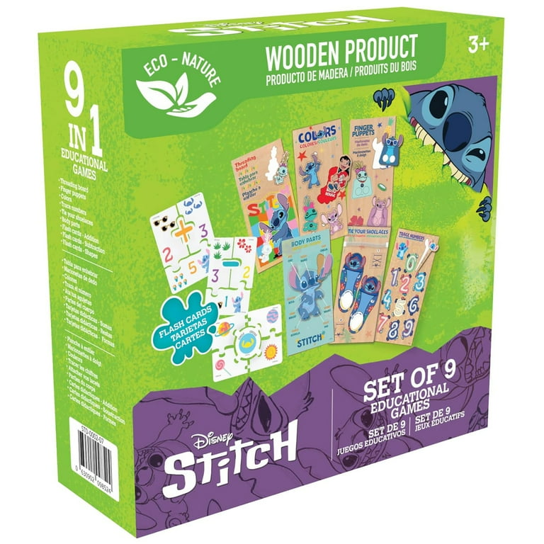 Disney: Stitch Educational Games - Set Of 9 - Play Based Learning