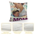 thumbnail image 4 of SHANXI Mom Gifts World’s Most Awesome Mom Quote Print Pillow Covers Home Decoration Pillowcases 18 x 18 Inch for Mother’s Day, Best Gifts for Mom’s Birthday，M0m Gifts (Happy Mother's Day 3) 12x12in, 4 of 5