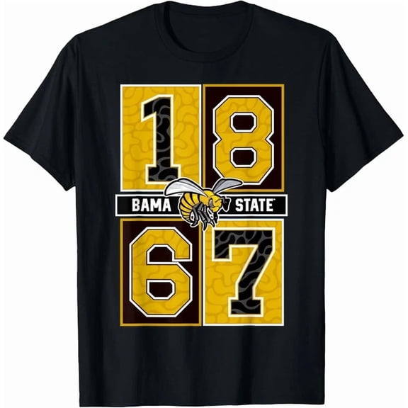 Alabama State University Hornets School Spirit T-Shirt All Size S-5XL