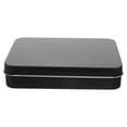 thumbnail image 3 of EXHUMKY Rectangular Metal Tin Box Black 1Pack Waterproof Storage Container For Outdoor Use, 3 of 6