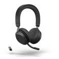 thumbnail image 2 of Jabra Evolve2 75 - USB-A UC with Charging Stand - Black Wireless Headset / Music Headphones Black, 2 of 7