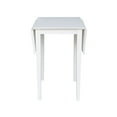 thumbnail image 3 of International Concepts Small Drop Leaf Table - White, 3 of 8