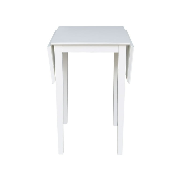 Small Drop Leaf Table White