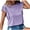 Purple, variant on Black S WIZUTIZ T Shirts for Women up to 65% Off Retro Breathable Pure Colour Fashion Tshirt Crew Neck Cozy Style Ladies T-shirt Linen Short Sleeve Shirts Sports Fluffy Blouse Plus Size Solid Tee Top