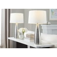 thumbnail image 2 of Maya 27.75" Metal Table Lamps Set of 2, Desk Lamp, Bedside Lamps for Night Stands, Nightstand Lamp, Small Lamp, Small Table Lamps for Living Room Set of 2, White Lamps Set of 2, 2 of 6