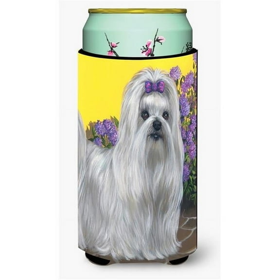 Carolines Treasures Maltese Patio Princess Tall Boy Hugger Tall Boy multicolor