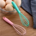 thumbnail image 2 of Toystoory Batidor de silicona, batidor de cocina de acero inoxidable, batidor de mano para huevos, batidor de resistente al calor, batidor de Cocina y Comedor Toystoory HA021593-00, 2 of 6