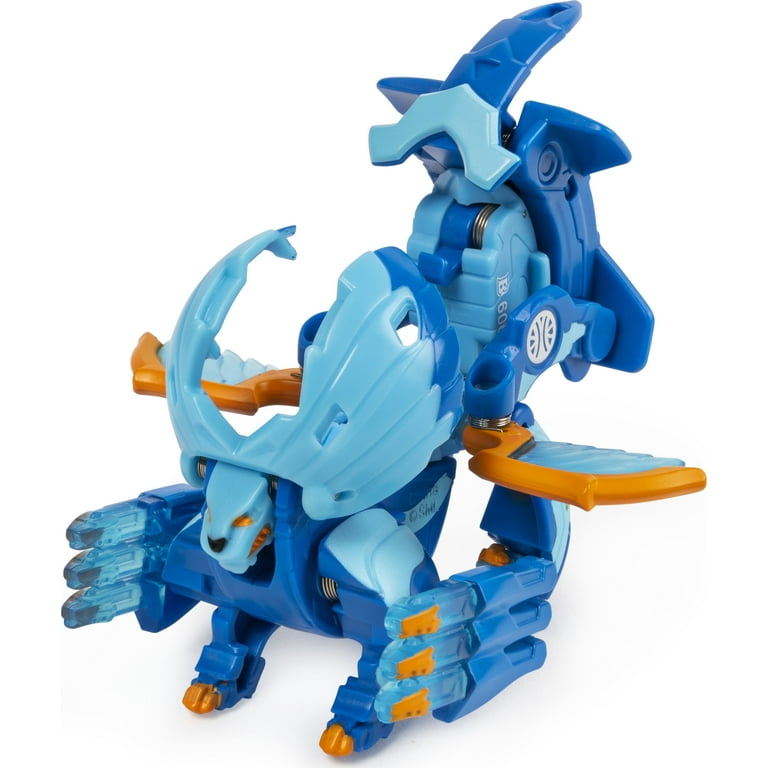 Bakugan Armored Alliance Blue Baku-Clip w/ Hydorous x Batrix Figure & Card  - NEW