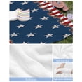 thumbnail image 6 of Country Star Farm Beach Towels Oversized Super Absorbent, Red Blue Patriots Stripe American Flag Lightweight Bath Towel Quick Dry Sets For Bathroom/Pool/Rv Camping/Beach Play/Gym Room/Picnic 35"x70", 6 of 8