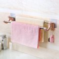 thumbnail image 3 of Self-Adhesive Stainless Steel Towel Rack With Two Rails, 3 of 7